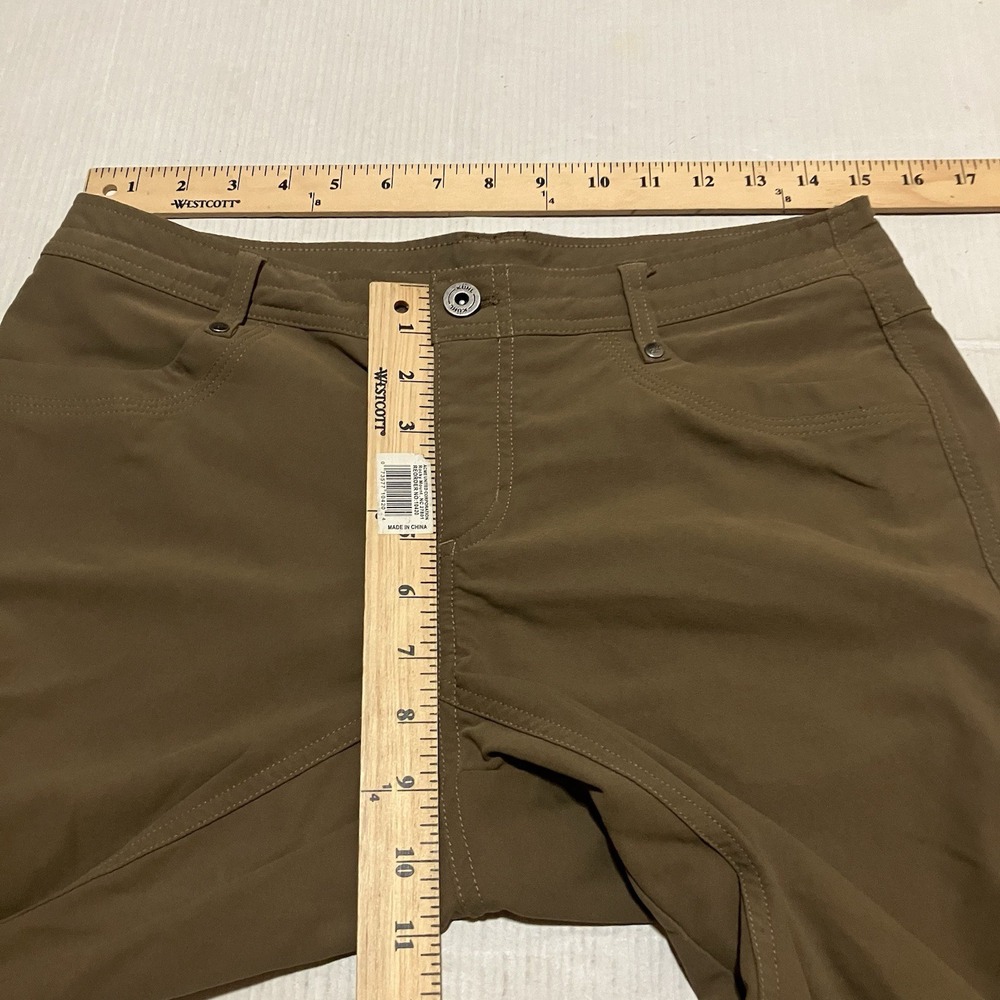 Kuhl The Legendary Pants Womens Size 8 Cargo Capri Stretch Hiking Outdoors Khaki